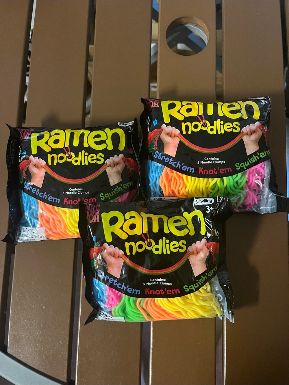 NWT Needoh Stretchy Sensory Noodles - Multicolor